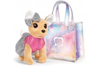 Плюшевая собачка Chi-Chi Love - Собачка в прозрачной сумочке, 20 см (Simba, 5893432)