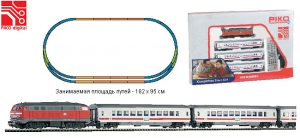 PIKO Стартовый набор "Пассажирский поезд BR 218" со звуковыми эффектами, 57155 Sound