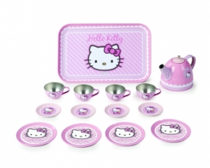 Smoby Набор посудки металлический, Hello Kitty (24783)