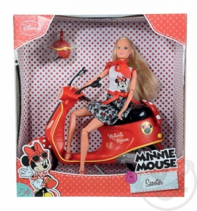 Smoby Штеффи "Minnie Mouse" на мопеде (5748641)