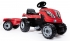 Smoby Трактор педальный XL с прицепом, красный 710108