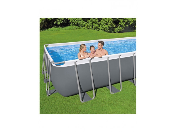 Каркасный бассейн Bestway Power Steel Rectangular 6.40 х 2.74 х 1.32 м ; артикул 5612B