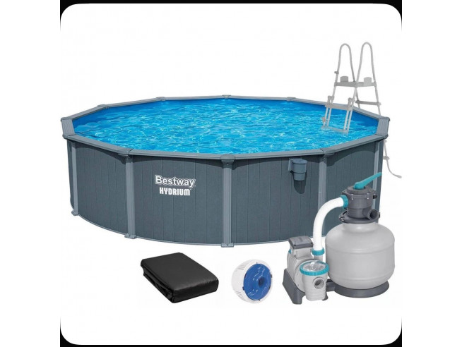 Стальной бассейн Bestway 561CU Hydrium 488х130, 561CU Стальной бассейн Bestway 561CU Hydrium 488х130, 561CU