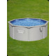 Стальной бассейн Bestway 56574 Hydrium 360х120см, 10990л, песч.фил.-нас. 3028л/ч, лестн., тент, подст., попл.-доз.