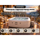 Надувная джакузи INTEX PureSpa Chevron Deluxe 175x71см-4 персоны ; артикул 28446