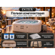 Надувная джакузи INTEX PureSpa Chevron Deluxe 175x71см-4 персоны ; артикул 28446