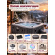 Надувная джакузи INTEX PureSpa Greystone Deluxe 239x71 см-6 персон ; артикул 28452 Надувная джакузи INTEX PureSpa Greystone Deluxe 239x71 см-6 персон ; артикул 28452