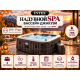 Надувная джакузи INTEX PureSpa Greystone Deluxe 211x71 см-4 персоны ; артикул 28450