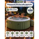 Надувная джакузи INTEX PureSpa Bubble Therapy 216x71 см-6 персон; артикул 28428