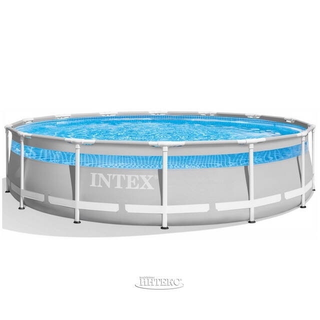 Каркасный бассейн Intex Prism Frame 26722 427х107см, 12706л, фил.-насос 3785л\ч, лестница, тент, подстилка Каркасный бассейн Intex Prism Frame 26722 427х107см, 12706л, фил.-насос 3785л\ч, лестница, тент, подстилка