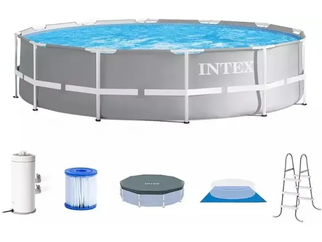 Каркасный бассейн INTEX Prism Frame (круг) 4.57 х 1.22 м ; артикул 26726 Каркасный бассейн INTEX Prism Frame (круг) 4.57 х 1.22 м ; артикул 26726