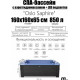 СПА-бассейн MSPA FRAME Oslo Saphire Square Bubble Spa, F-SA063W, 160х160х65см 850л, квадр., гидромассаж, аэромассаж.(4 коробки A.B.C.D)