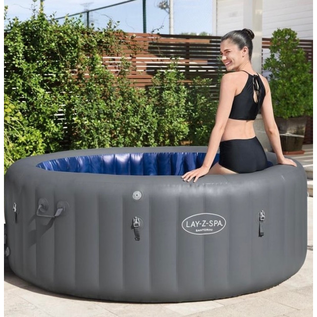 Надувная джакузи Bestway "Lay-Z-Spa Santorini " Ø 216 x 80 см, артикул 6001T