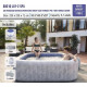 Надувная джакузи Bestway "Lay-Z-Spa San Francisco Smart HydroJet Pro 7" Ø 230 х 230 х 71 см; артикул 6001Q