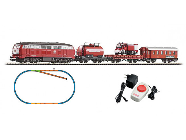PIKO 57153 Стартовый набор модельной железной дороги «Feuerwehr DB» PIKO 57153 Стартовый набор модельной железной дороги «Feuerwehr DB»