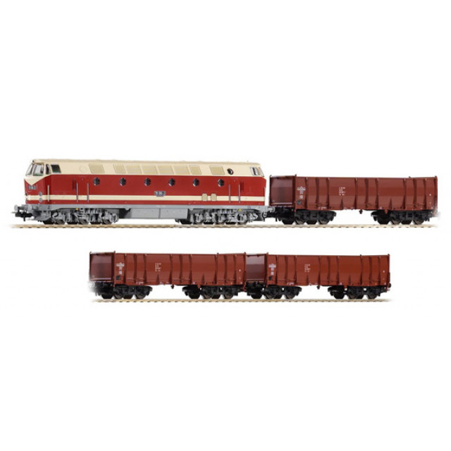 PIKO 57136Стартовый набор тепловоз BR 119 с тремя гондолами