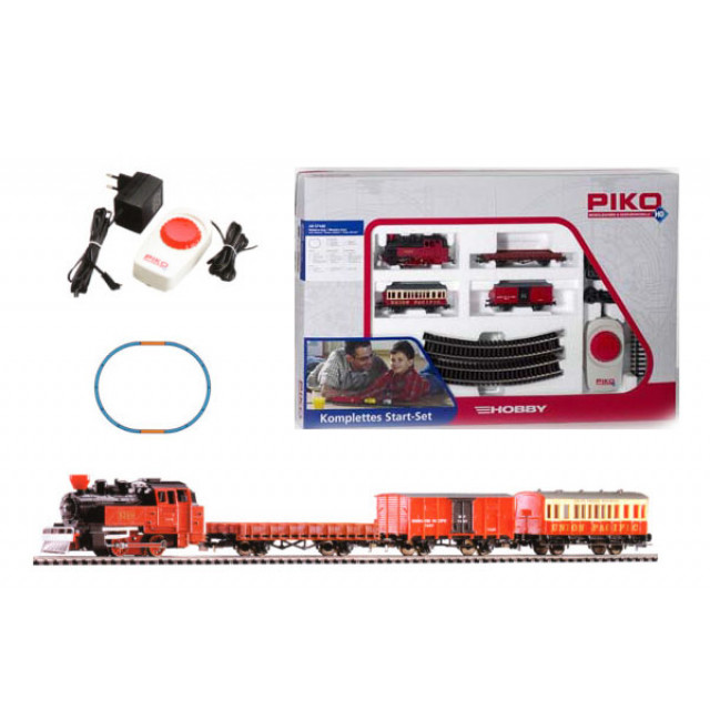 PIKO 57140 Стартовый набор модельной железной дороги «Грузовой состав Western»