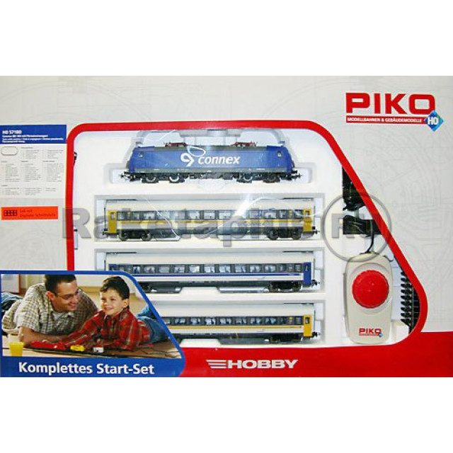PIKO 57180 Стартовый набор модельной железной дороги «Пассажирский экспресс InterCONNEX» DB AG.