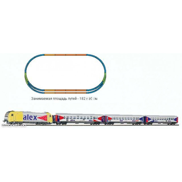 PIKO 57130 Стартовый набор модельной железной дороги «Alex Express»