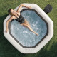 Надувная джакузи INTEX PureSpa Jet and Bubble Deluxe 218x71см-6 персон ; артикул 28462 Надувная джакузи INTEX PureSpa Jet and Bubble Deluxe 218x71см-6 персон ; артикул 28462