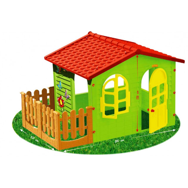 Mochtoys Домик с забором-садовый (10498)