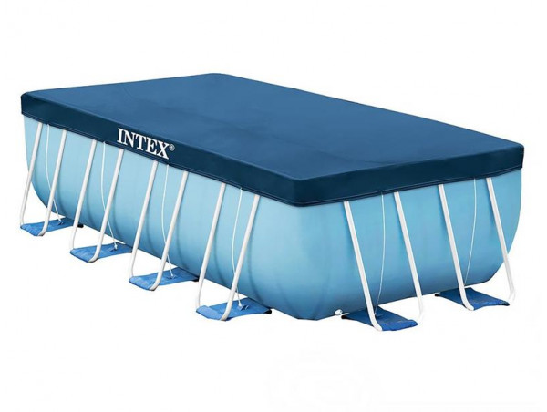 Тент для прямоугольного каркасного бассейна  Intex 28037 400х200 см