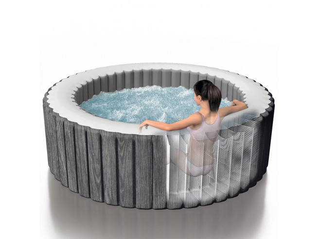 Надувная джакузи INTEX Greywood Deluxe 216x71см, 6 персон; артикул 28442