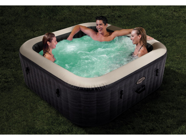 Надувная джакузи INTEX PureSpa Greystone Deluxe 211x71 см-4 персоны ; артикул 28450