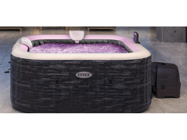 Надувная джакузи INTEX PureSpa Greystone Deluxe 239x71 см-6 персон ; артикул 28452 Надувная джакузи INTEX PureSpa Greystone Deluxe 239x71 см-6 персон ; артикул 28452