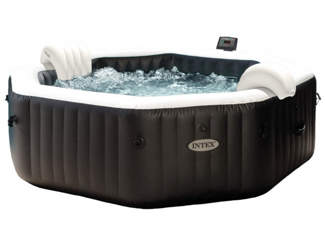 Надувная джакузи INTEX PureSpa Jet and Bubble Deluxe 201x71см-4 персоны ; артикул 28458 Надувная джакузи INTEX PureSpa Jet and Bubble Deluxe 201x71см-4 персоны ; артикул 28458