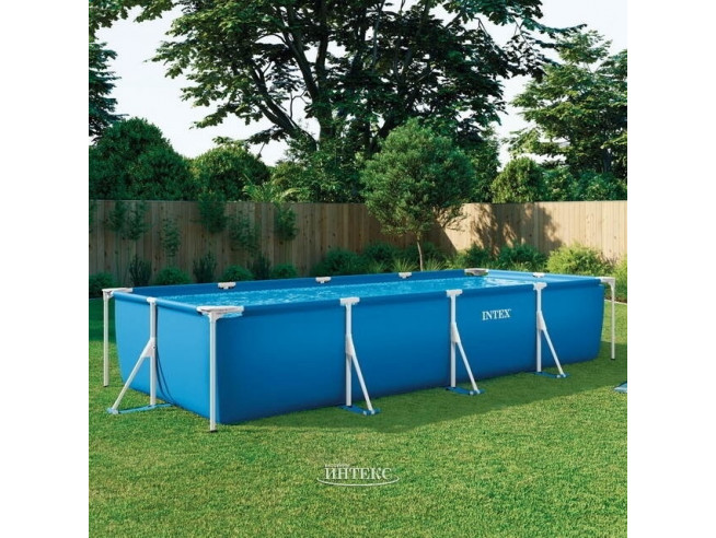Каркасный бассейн INTEX Rectangular Frame 4.50 x 2.20 x 0.84 м ; артикул 28273