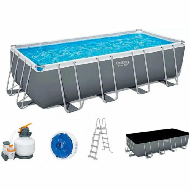 Каркасный бассейн Bestway Power Steel 5.49 х 2.74 х 1.32 м ; артикул 5619Q