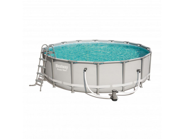 Каркасный бассейн Bestway Power Steel 56451, 488х122 см