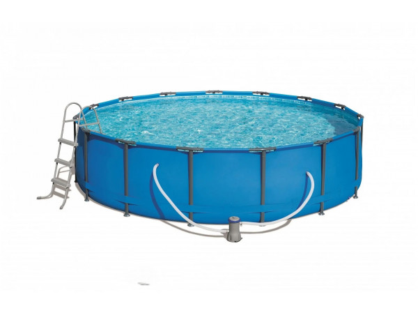 Каркасный бассейн Bestway Steel Pro Max круглый, 457x122 см, артикул 56830