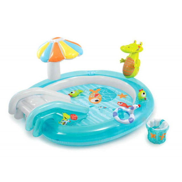 57129 Игровой центр 203х173х89см "Аллигатор" с горкой, от 3 лет 57129 Игровой центр 203х173х89см "Аллигатор" с горкой, от 3 лет