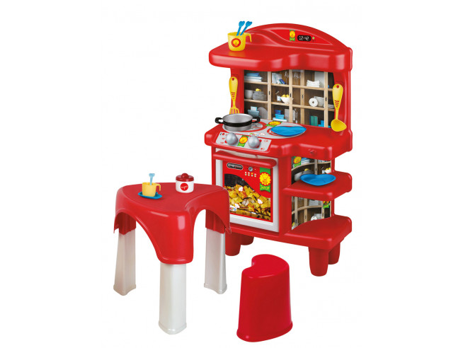Детская кухня "Mister Chef Junior" со столом, игровой набор 2 в 1 Faro (UnoGiochi) (1564MC)