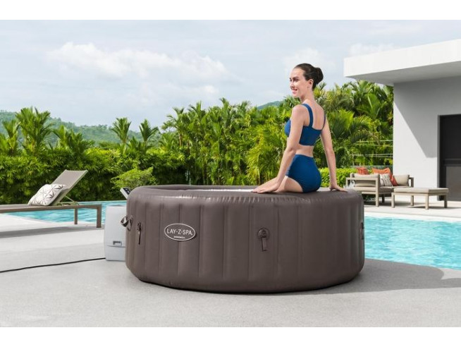 Надувная джакузи Bestway "Lay Z Spa Dominica" Ø 196 x 71 см, артикул 6001S Надувная джакузи Bestway "Lay Z Spa Dominica" Ø 196 x 71 см, артикул 6001S