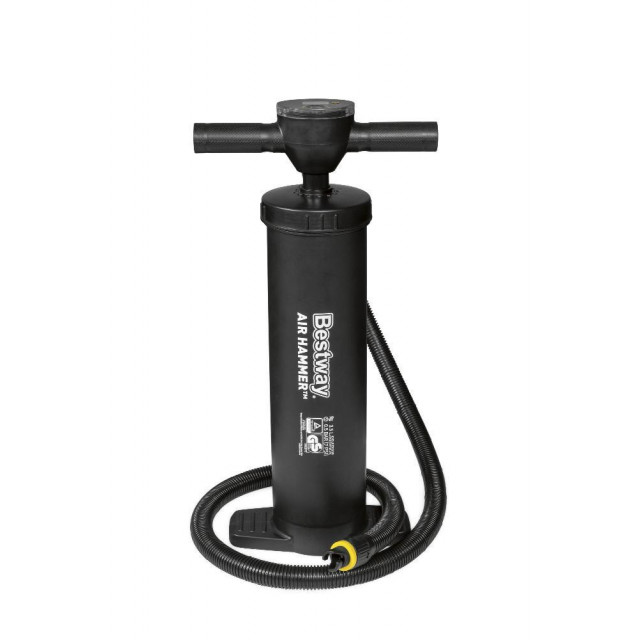Надувная лодка Bestway Caspian Pro, 65047 BW, 280х152х42см с жёстким дном, вёсла 162см, насос, транец, до 480кг