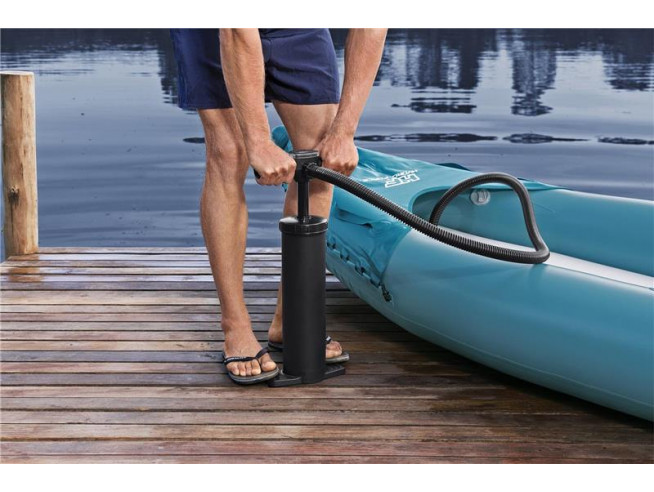 Надувная байдарка Bestway Waypoint Elite X2, 65167 BW, 382x101x35см, 2 весла, насос