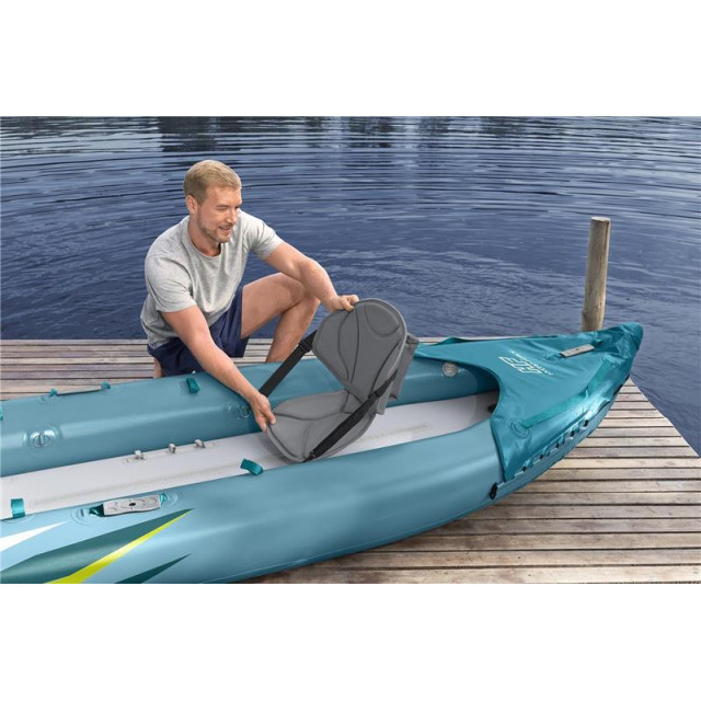 Надувная байдарка Bestway Waypoint Elite X2, 65167 BW, 382x101x35см, 2 весла, насос