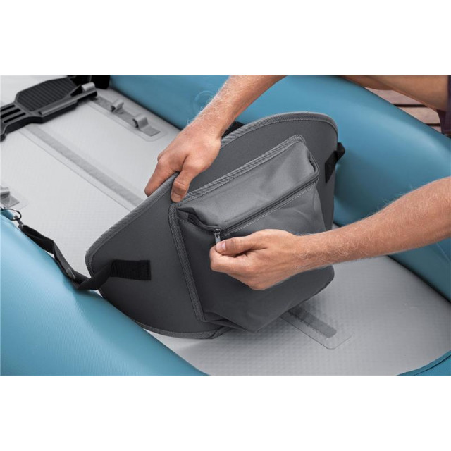Надувная байдарка Bestway Waypoint Elite X2, 65167 BW, 382x101x35см, 2 весла, насос