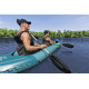 Надувная байдарка Bestway Waypoint Elite X2, 65167 BW, 382x101x35см, 2 весла, насос