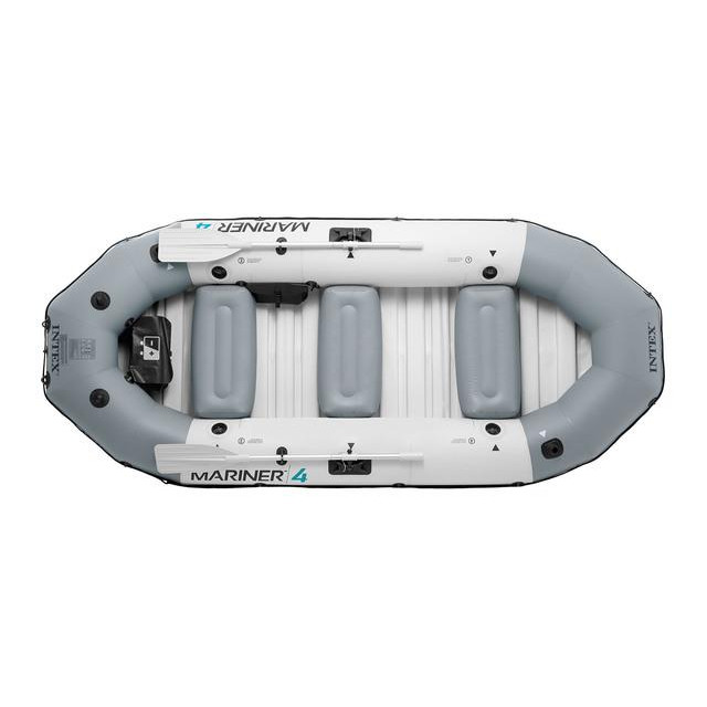 Надувная лодка Intex Mariner 4 Set, 68376, 328х145х48см, алюм.вёсла 137см, насос 68605, до 500кг