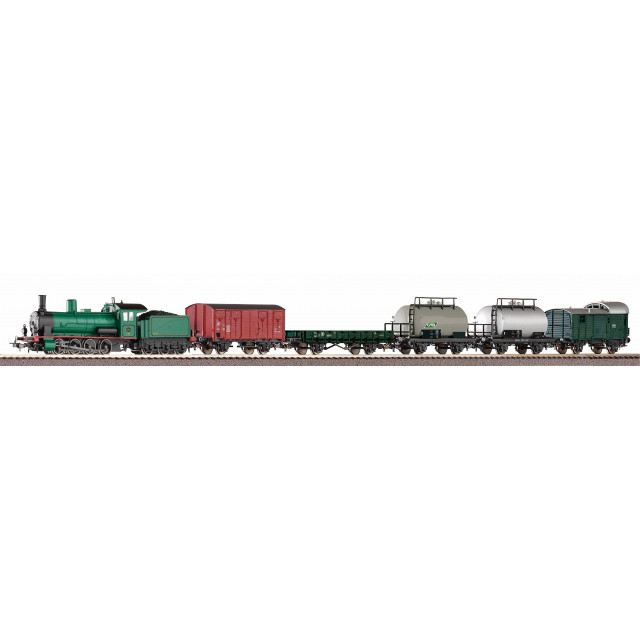 PIKO 97942 Паровоз SNCB с грузовым составом