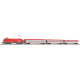 PIKO 97947 Пассажирский стартовый набор Taurus ?BB w. 3 IC Passenger cars, PIKO A-Track w. Railbed