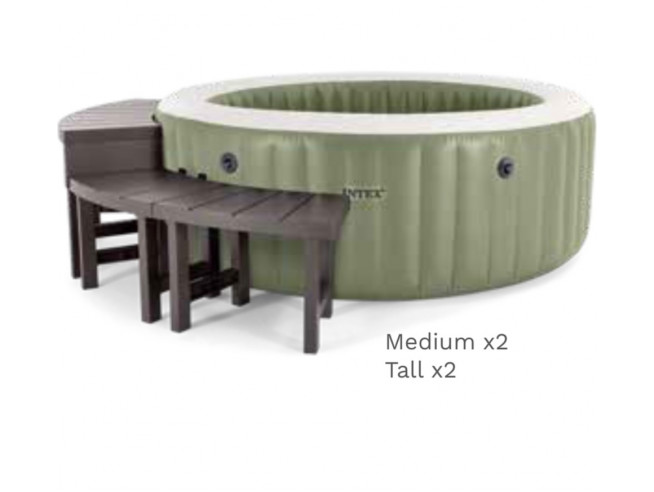 Надувная джакузи INTEX PureSpa Bubble Therapy 216x71 см-6 персон; артикул 28428