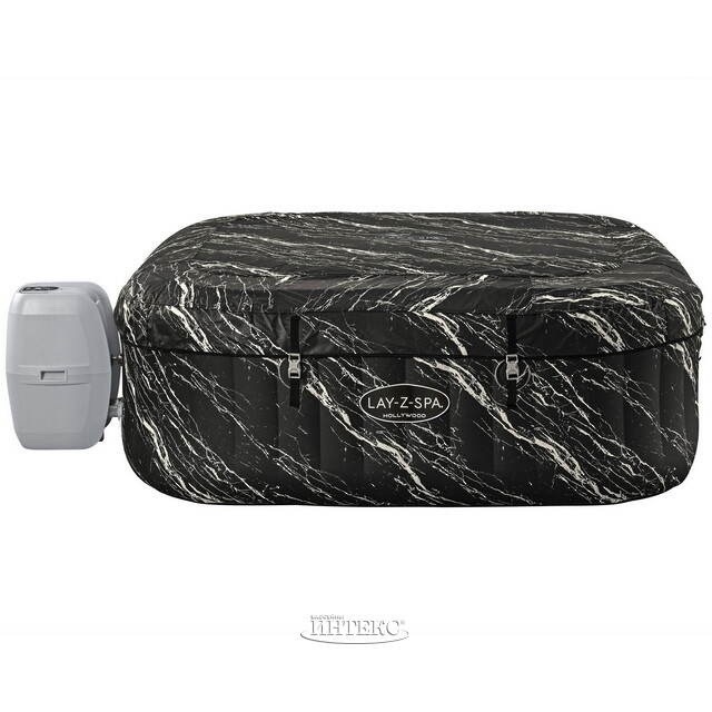 Надувная джакузи Bestway Hollywood Luxe AirJet 6 Marble Ø 180х180х66см; артикул 6001F Надувная джакузи Bestway Hollywood Luxe AirJet 6 Marble Ø 180х180х66см; артикул 6001F