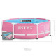 Каркасный бассейн INTEX Pink Metal Frame (круг) 2.44 х 0.76 м ; артикул 28290