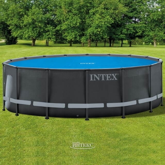 Пузырьковое (теплосберегающее) покрывало INTEX для бассейна 4.88 м ; артикул 28014