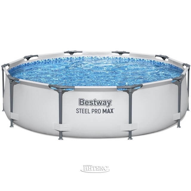 Каркасный бассейн Bestway Steel Pro Max (круг) 3.05 х 0.76 м ; артикул 56406 Каркасный бассейн Bestway Steel Pro Max (круг) 3.05 х 0.76 м ; артикул 56406